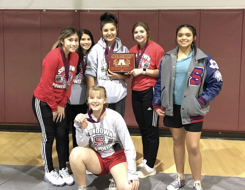 Levelland Powerlifting Meet SHS Girls Sundown ISD